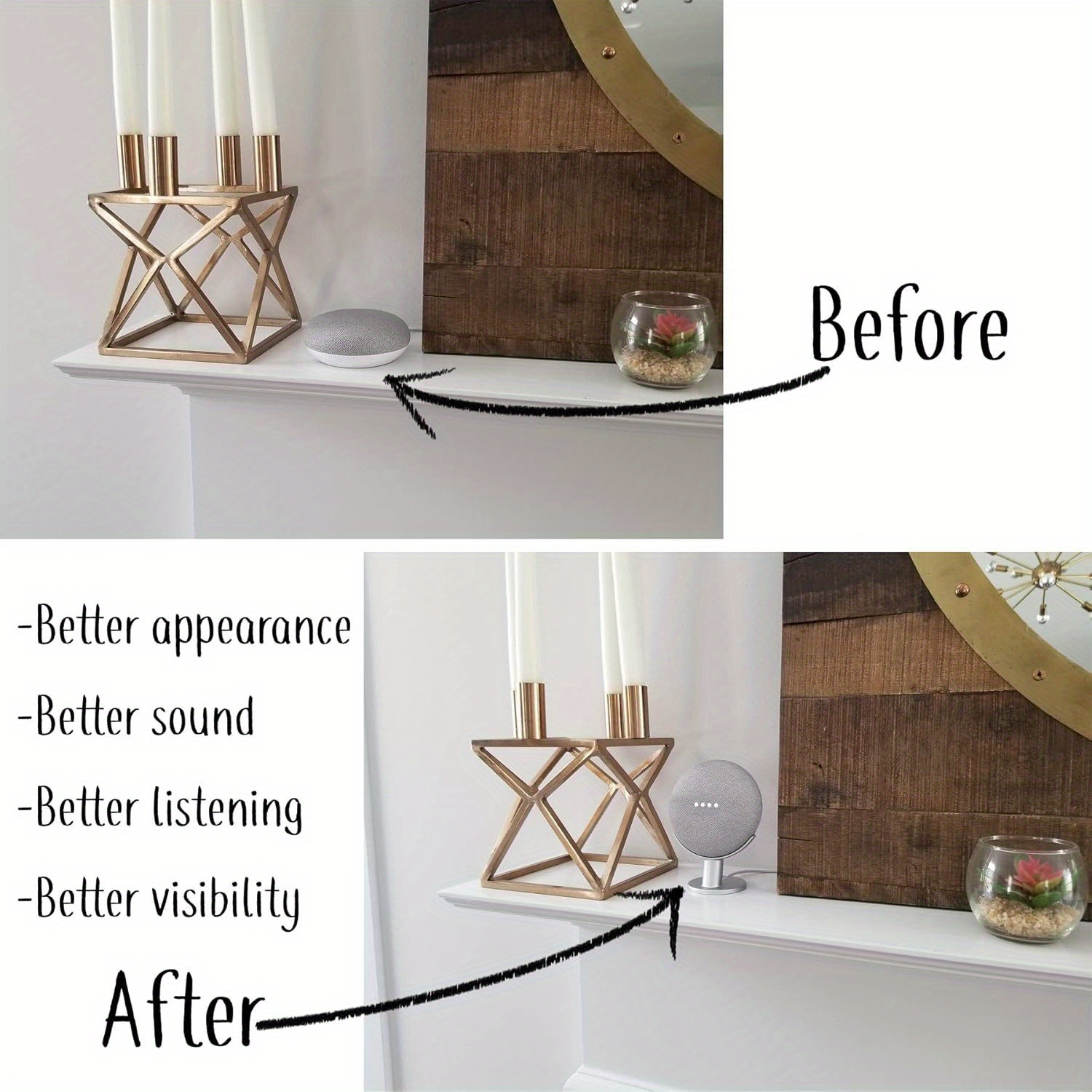 Soporte de exhibición para alt - Google Speaker Nest Mini reseña y precio